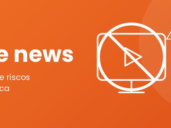 Vídeos com IA e fake news: sinal de proibido sobre vídeo